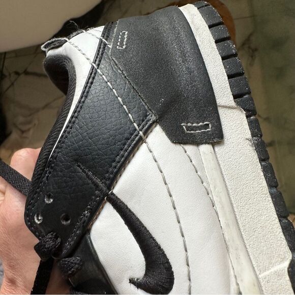 Nike Dunk Low Disrupt panda black and white size 7.5 - Picture 9 of 12